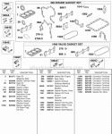 Part Location Diagram of 825338 Briggs and Stratton Gasket Set-engine